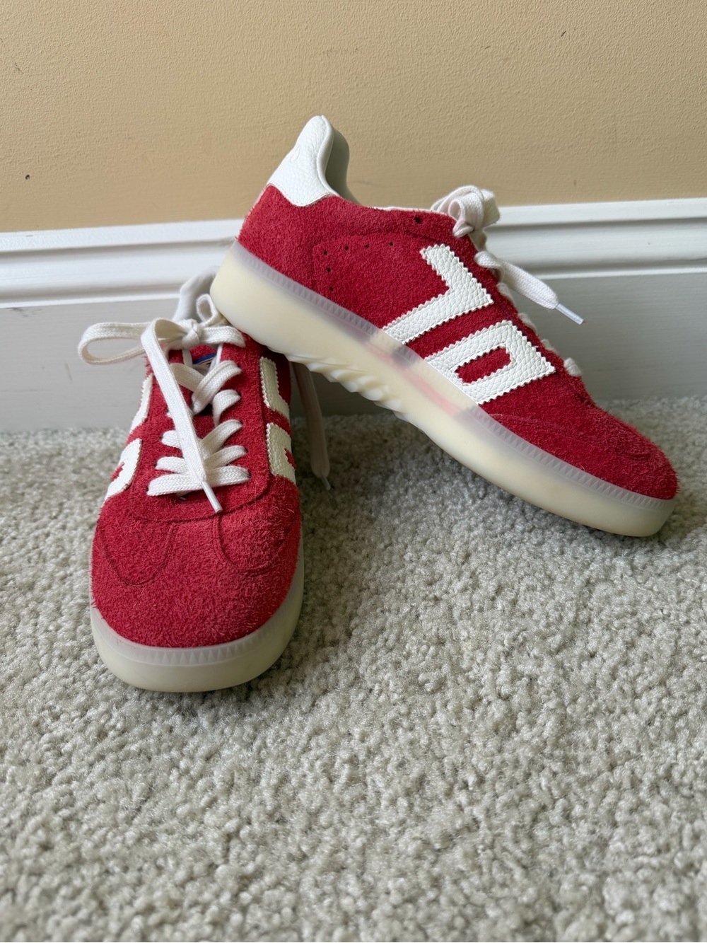 Back 70 Boston 2505 Red Sneakers Tennis Shoes  sz  37 (7) Retro - Picture 9 of 11